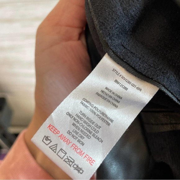 NWT Jason Wu Vegan Leather Pant Split Hem - Picture 7 of 8